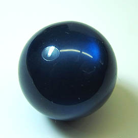 Polaris-Perle glanz 20mm dunkelblau
